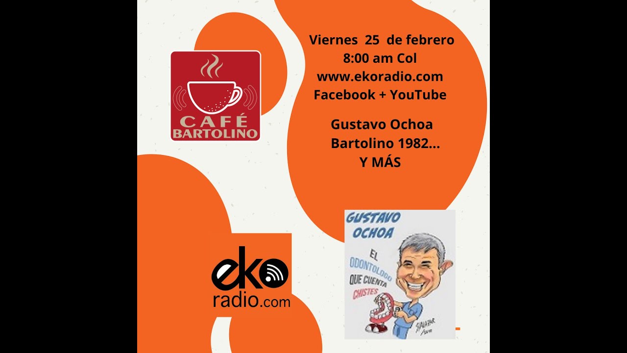 ekoradio Café Bartolino Gustavo Ochoa Radio por Colombia