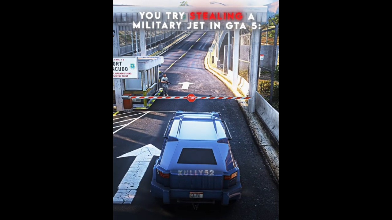 Fort Zancudo Military don't mess around! 