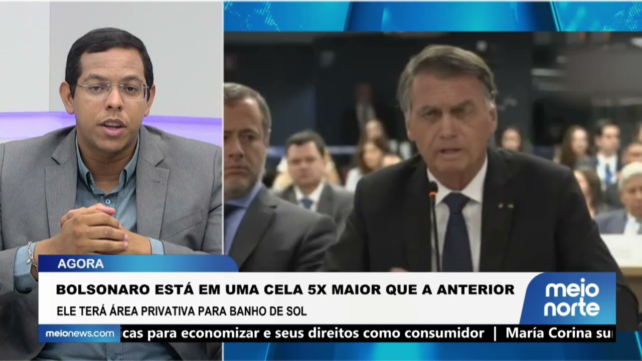 Bolsonaro está em uma cela 5x maior que a anterior | Agora Brasil