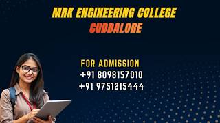 MRK ENGINEERING COLLEGE CUDDALORE  BEST COLLEGE IN CUDDALORE APPROVED BY AICTE AND ANNA UNIVERSITY