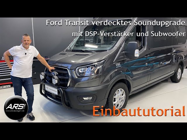 Soundupgrade mit Subwoofer für Ford Transit und Transit Custom