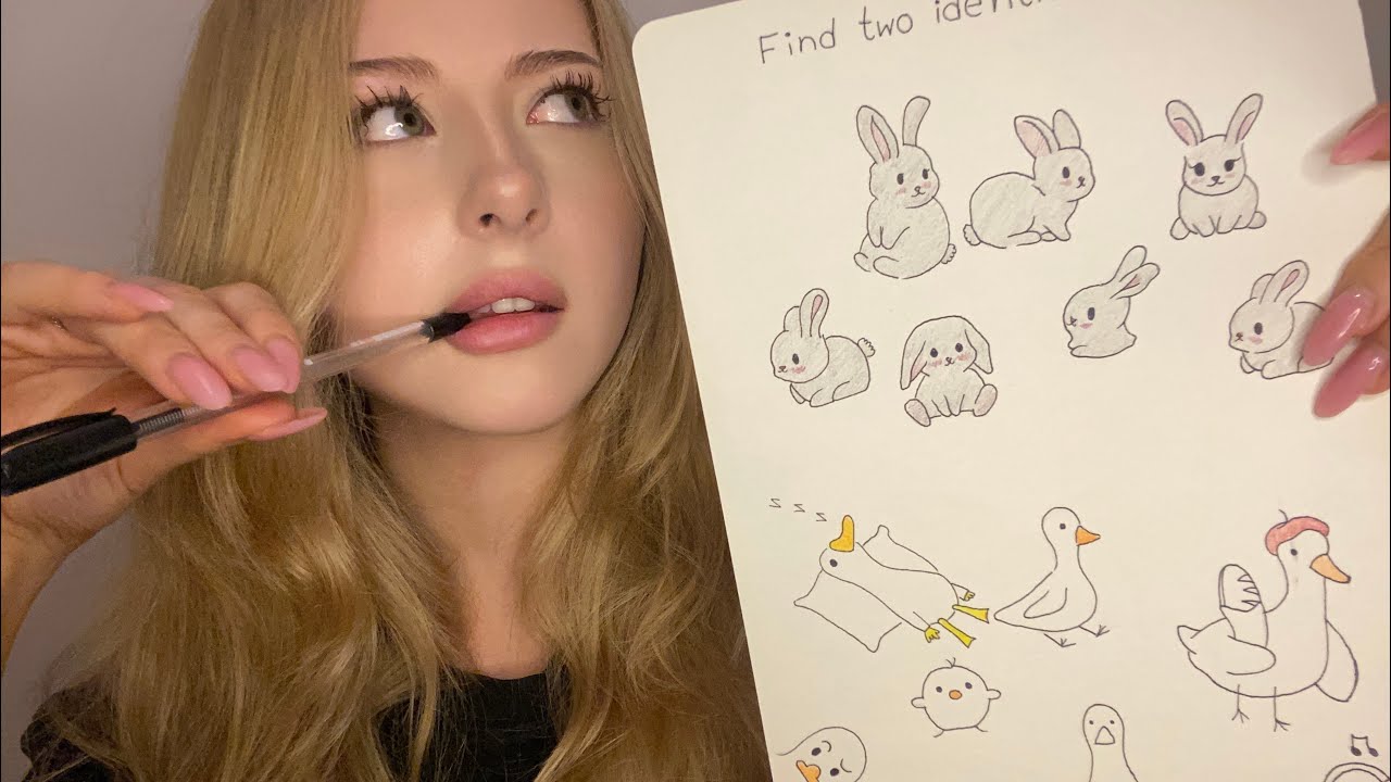 ASMR | IQ test…if you don’t pass this then idk 😭