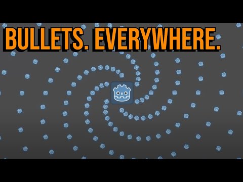 How to Make a Bullet Hell Projectile Pattern Generator in Godot 3