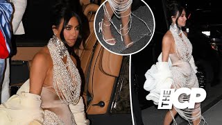 Kim Kardashian suffers wardrobe malfunction at 2023 Met Gala
