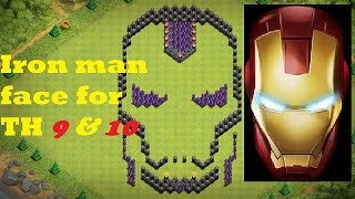 Iron Man Base Layout For Town Hall 9 And 10
