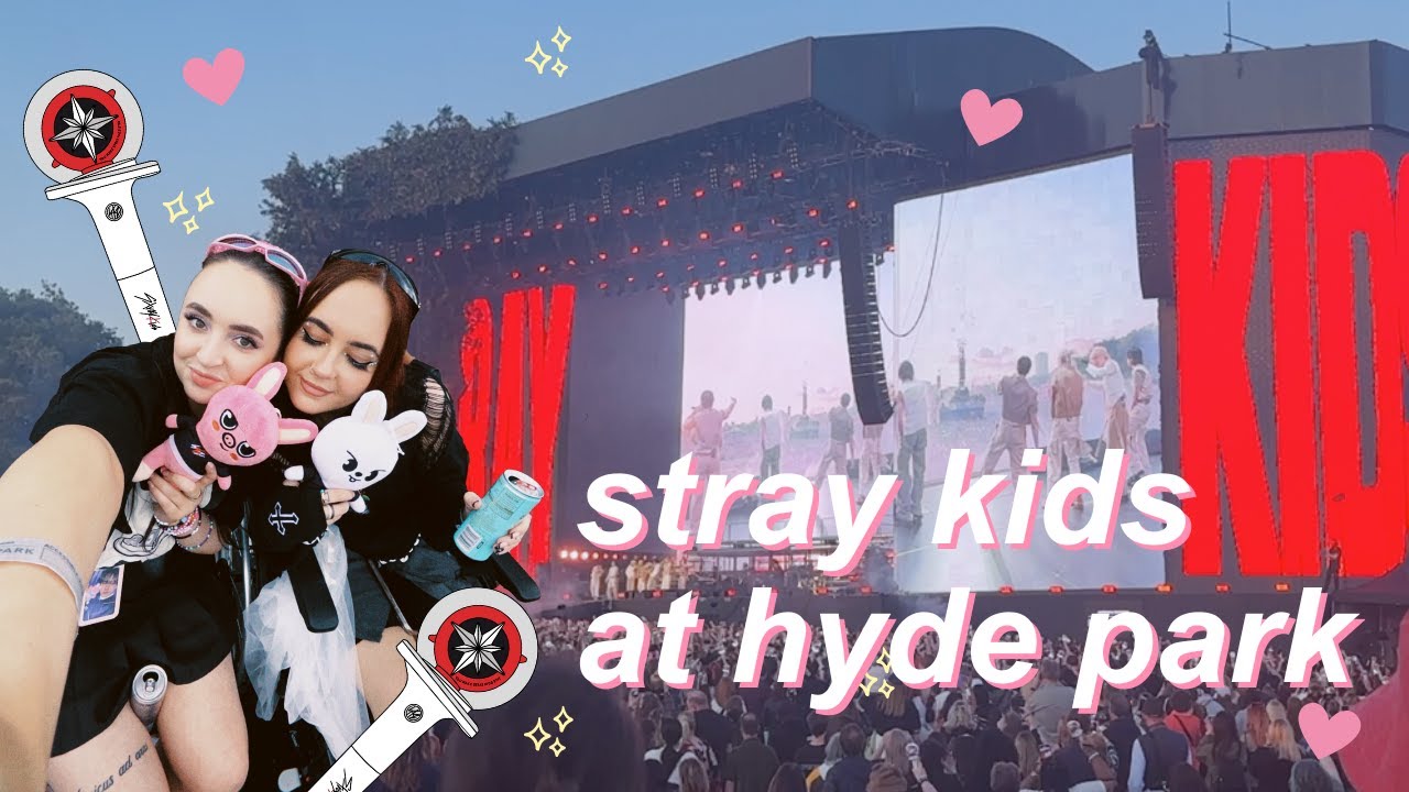stray kids at hyde park london vlog (lots of concert footage 🫶🏻)