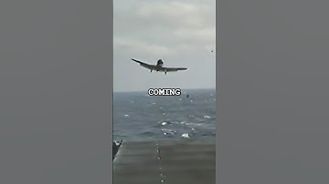Enemy Pilot Lands on US Aircraft Carrier