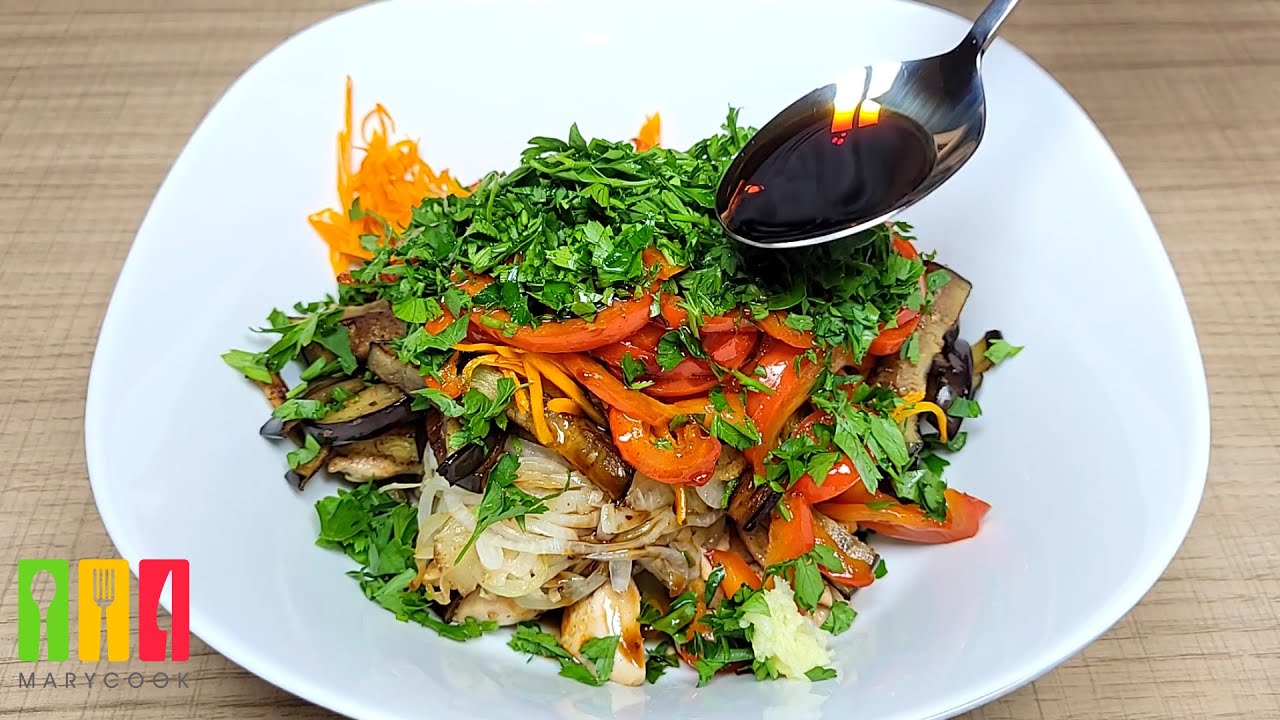 Warm Baked Vegetable Salad Quick Salad Recipe Easy recipes