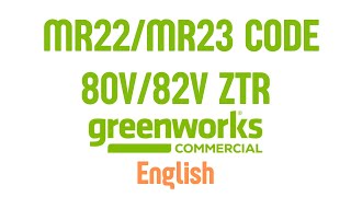 Greenworks MR23/MR22 Code Blade Controllers Replacement