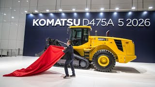 900馬力の巨獣！コマツ D475A-5 2026｜最強ブルドーザーが建設