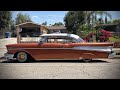 The Space Coupe 57 Chevy Laid Out  #daytons #lowrider #short
