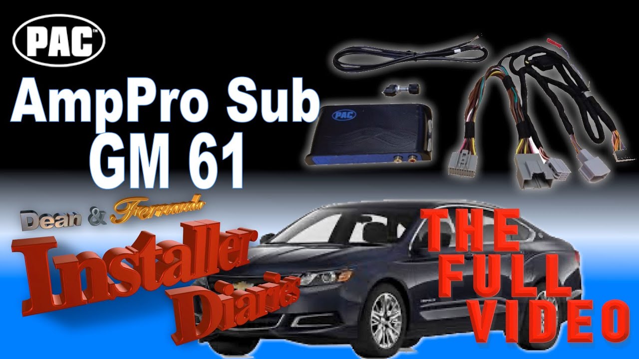 The AmpPro Sub GM 61 full Install