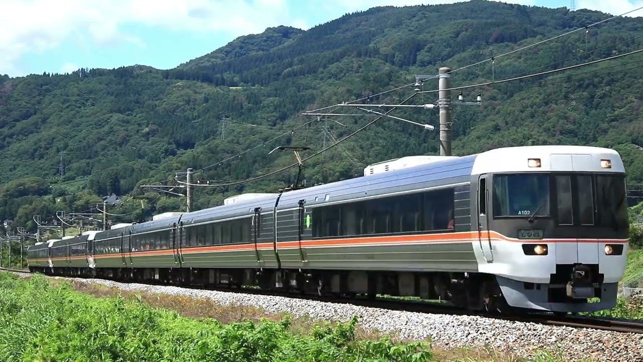 ちゅうとろ様　30個 特急しなの3号383系I編成で運転 - YouTube