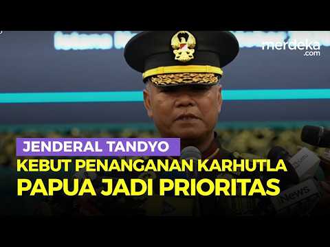 Kasad Jenderal Tandyo Usai Dilantik Prabowo, Keamanan Papua Hingga Karhutla Jadi Prioritas