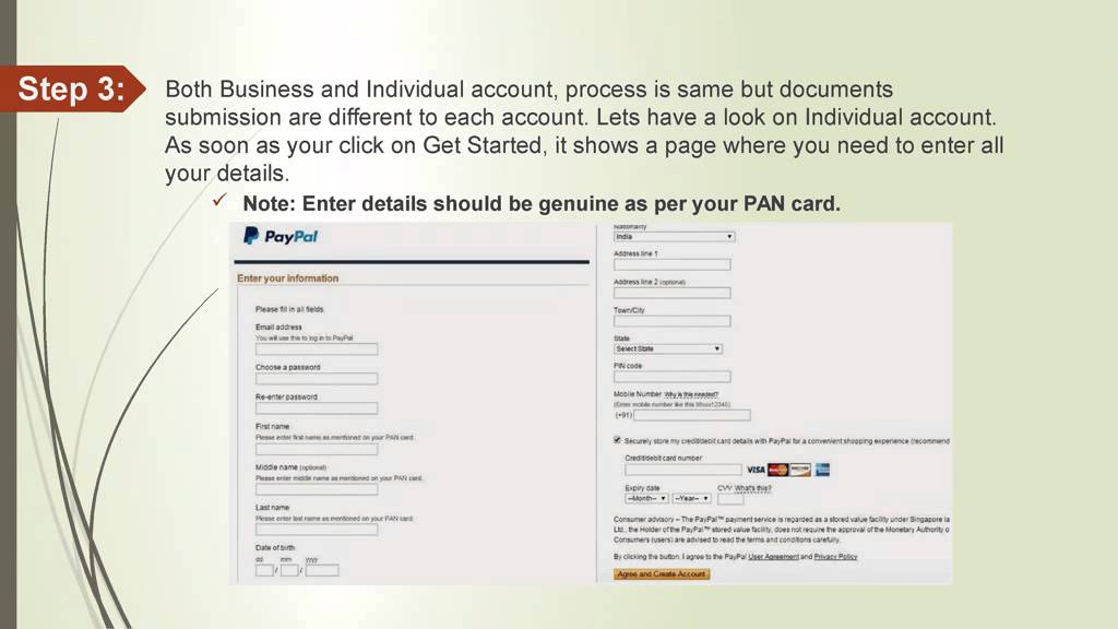 How to Create and Verify PayPal Account in few Simple Steps - YouTube