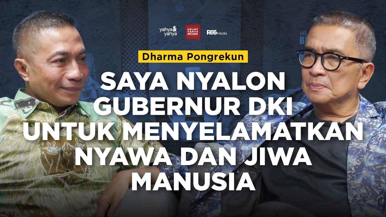 Maju Pilgub DKI, Dharma Pongrekun Masih Berharap Dapat Mengubah Sistem?!!! | Helmy Yahya Bicara