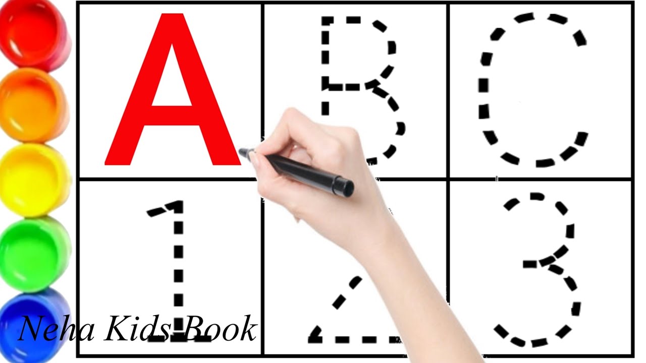 Collection of Alphabet drawing colouring for kids |Easy draw and paint alphabet |English for kids,P9