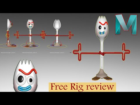 Forky : (free) |Maya| Rig - Review