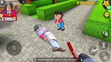 Scary Teacher 3D_New updater-New fun video everyday , gameplay walkthrough part 134 ( android, ios )