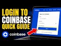 How to login to Coinbase - Quick Tutorial