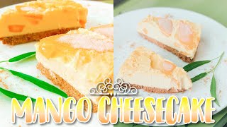 YUMMY MANGO CHEESECAKE RECIPE! 🥭 [NO BAKE] | L' Cocina