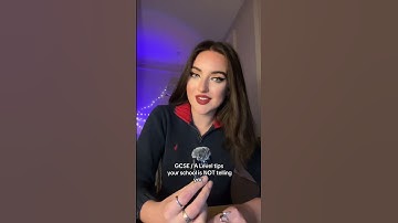 I really needed this GCSE Advice / A Level advice when I was a teenager… 🫣📚🎯 #gcse #gcses #alevel