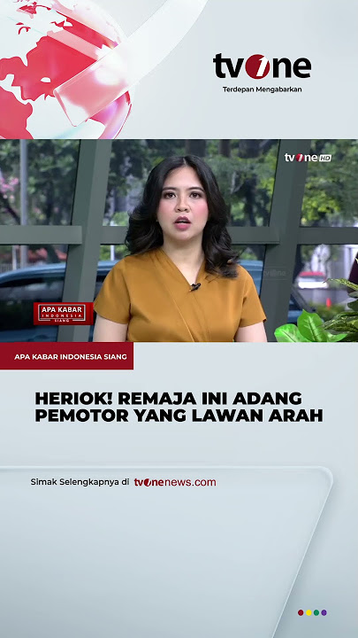 Aksi Berkelas Remaja Adang Pemotor yang Lawan Arus Viral di Medsos | tvOne