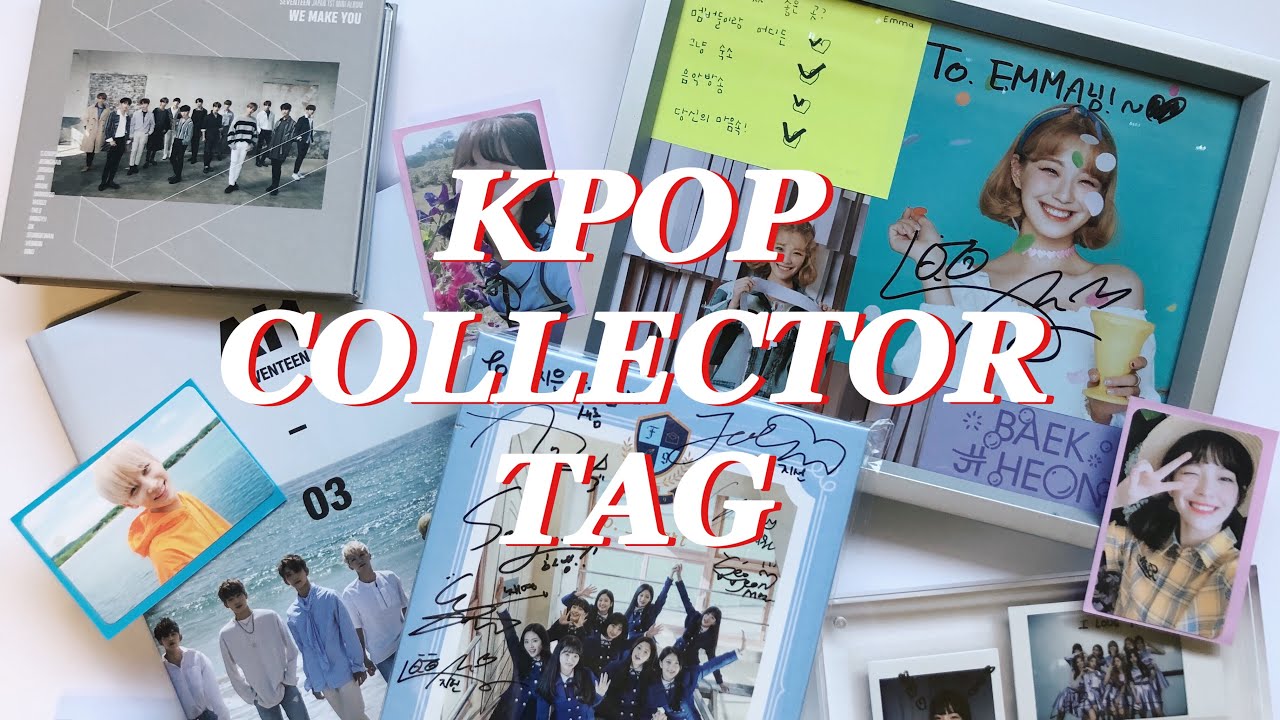 kpop collector tag! ♡ showing my face?? - YouTube