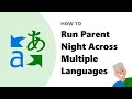 How to run a multi-lingual parent night using Microsoft Translator