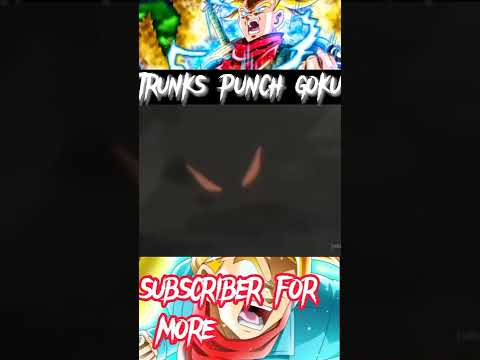Future Trunks Punches Goku Dbs Dbz Goku Shorts