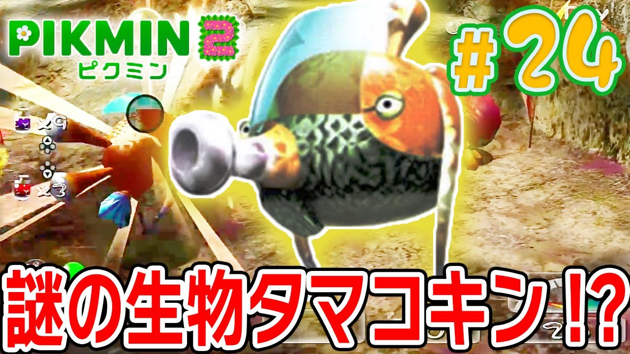 魚みたいな兵器原生生物！？【ピクミン2】#24 picmin2 - YouTube