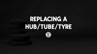 HOW TO REPLACE A TYRE, TUBE OR HUB ON AN EVOLVE SKATEBOARD