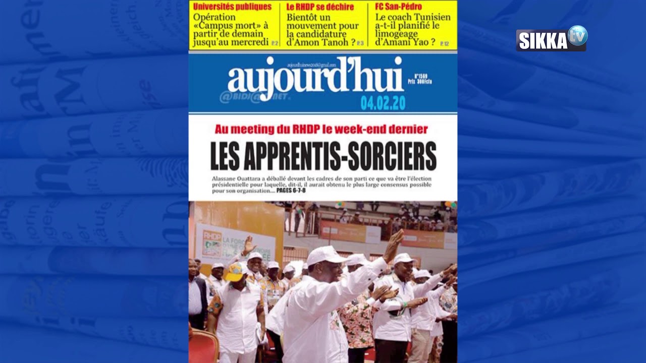 REVUE DE PRESSE AFRIQUE DU 04 02 2020 - YouTube