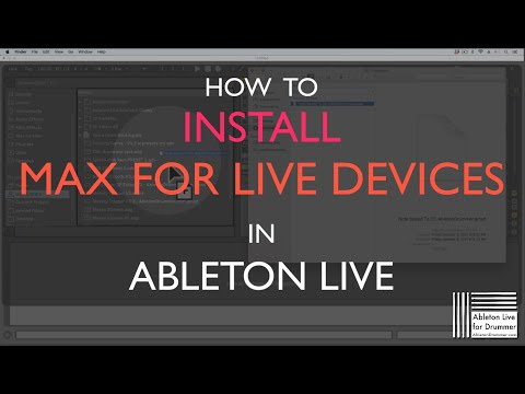 How to install and import Max for Live devices in your User Library in Ableton Live