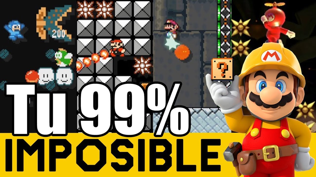 experto deportivo COSAS MUY LOCAS PASAN AQUÍ 😵 - 99% IMPOSIBLES de Suscriptores #26 | Super Mario Maker - ZetaSSJ