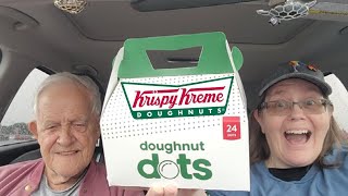 Krispy Kreme NEW Doughnut Dots Review #foodreview #fastfood #fastfoodreview #krispykreme