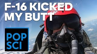 Flying in an Air Force F16 | I PUKED 3 TIMES