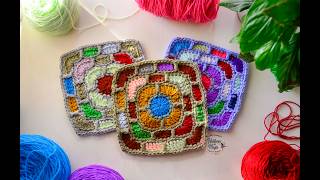 Colorful Tiles (Step-by-Step Crochet Tutorial)