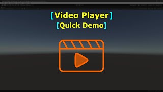 Video Player Quick Demo | Unity Game Engine