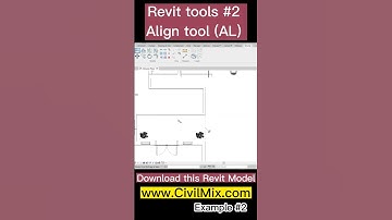 Using the Align Tool in Revit - Example #2 - #shorts