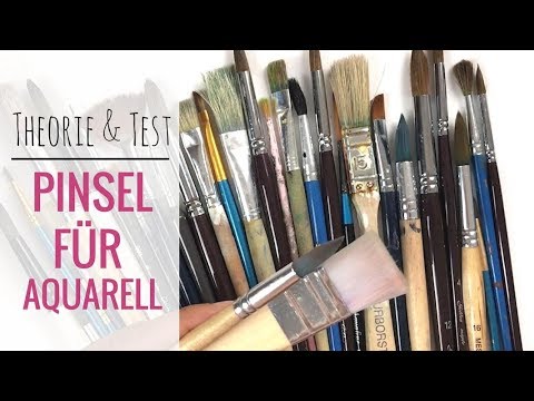 Video: Aquarellpinsel: Verwenden Des Richtigen Pinsels Für Den Job