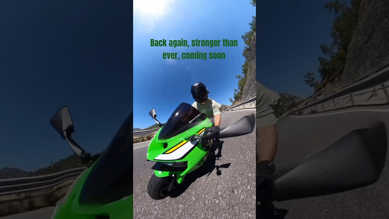 Coming back soon with Kawasaki ZX6R/ Keep following #kawasakizx6r