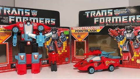 Transformers generation one Pointblank review. G1 targetmaster peacemaker 1987 vintage original