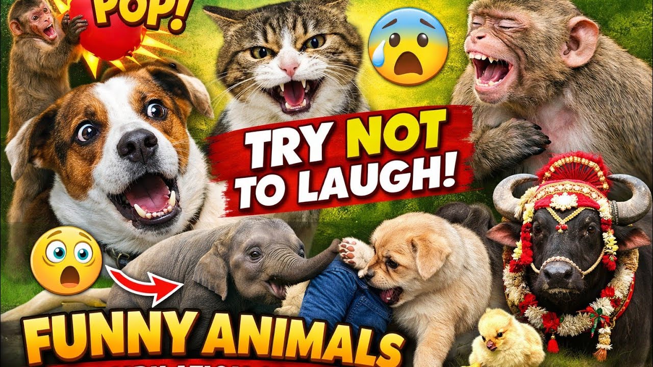 Best Funny Animals Video 😂 5 Minutes Nonstop Comedy | Viral Animals 2026