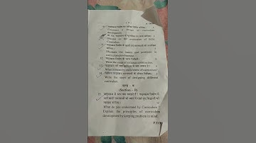 paper #  jiwaji b. ed 1 sem #curriculum  development  and school