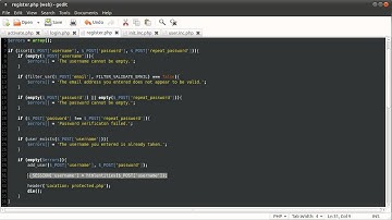 PHP Tutorial: Register and Login (Email Activation Extension) [part 01]