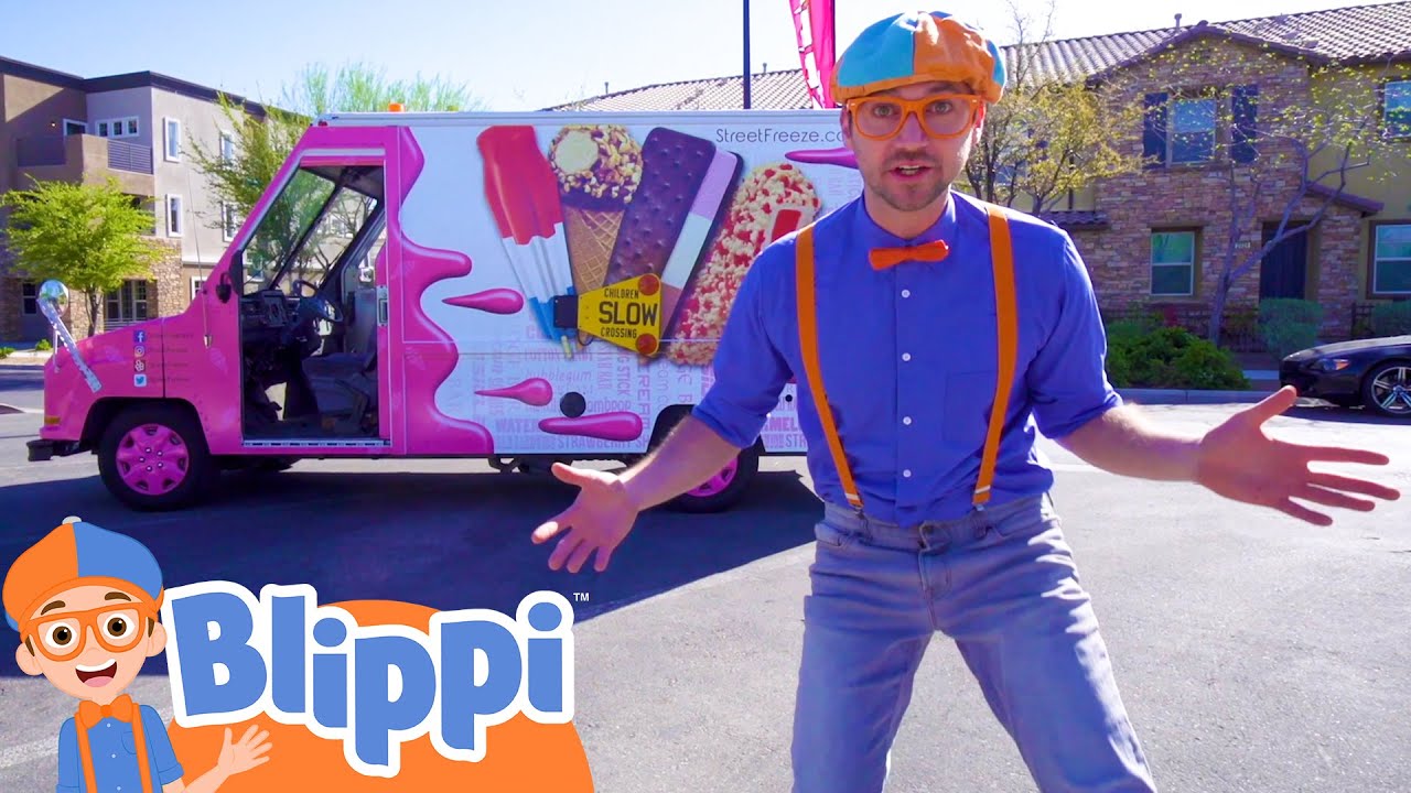 Blippi Explores an Ice Cream Truck Fun and Educational Videos for Kids YouTube