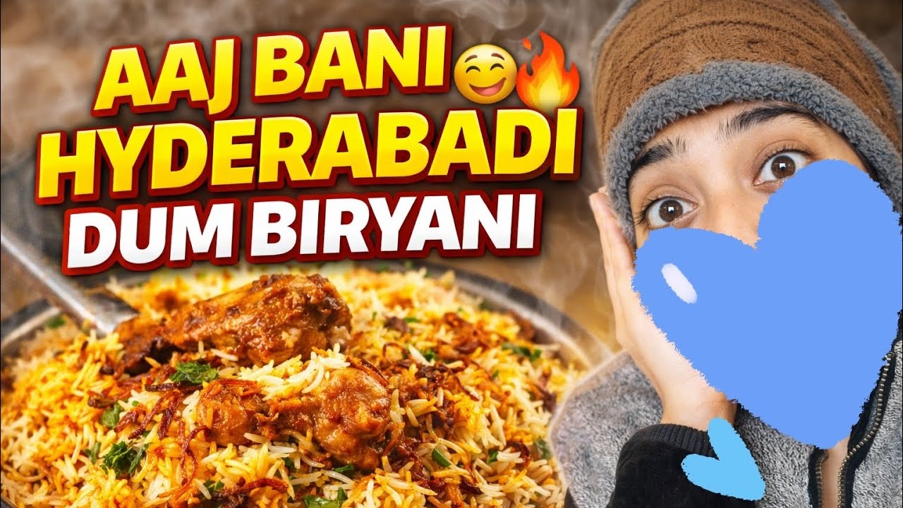 AAJ BANI HYDERABADI DUM BIRYANI 😋🔥 | Ghar Ki Special Biryani