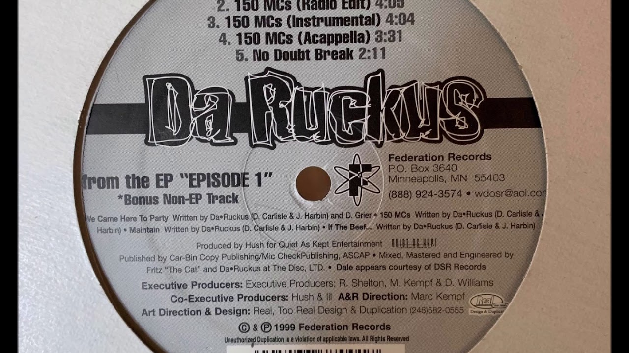 Da Ruckus - Maintain - YouTube