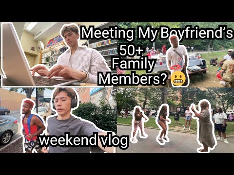 meeting my boyfriend’s family 😬😬 | weekend vlog of gay couple in NYC🗽